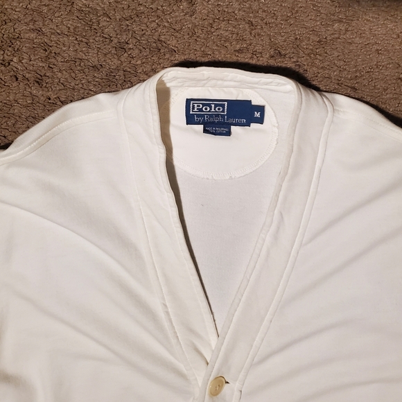 Polo Ralph Lauren Cream Cardigan with Button Detaila - Picture 2 of 2